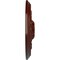 Ekena Millwork Saverne Ceiling Medallion, Hand-Painted Brushed Mahogany, 18 1/2"W x 13 1/2"H x 1 7/8"P CM18SABMF - alternate 3